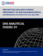 Cover of Preventing Malaria during Pregnancy in Sub-Saharan Africa: Determinants of Effective IPTp Delivery (English)