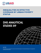 Cover of Inequalities in Effective Coverage by Urban Poverty Status (English)