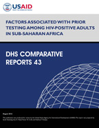 Cover of Factors Associated with Prior Testing among HIV-Positive Adults in Sub-Saharan Africa (English)