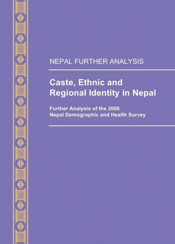Cover of Caste, Ethnic and Regional Identity in Nepal (English)