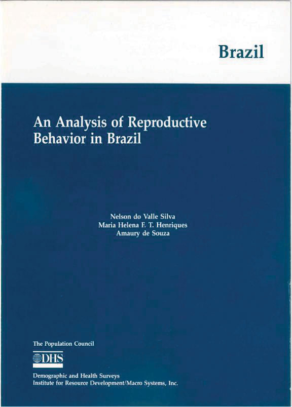 Cover of An Analysis of Reproductive Behavior in Brazil (English)