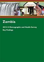 Cover of Zambia DHS, 2013-14 - Key Findings (English)