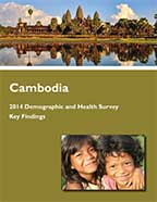 Cover of Cambodia DHS, 2014 - Key Findings (English)