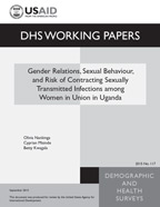 Cover of Gender Relations, Sexual Behaviour, and Risk of Contracting Sexually Transmitted Infections among Women in Union in Uganda (English)