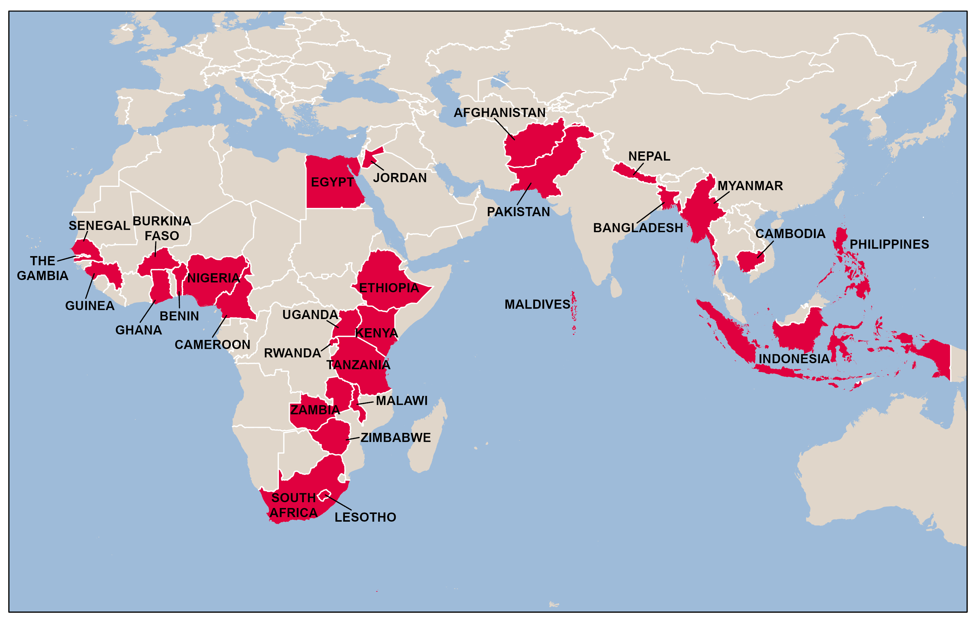 child soldiers map