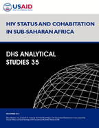 Cover of HIV Status and Cohabitation in Sub-Saharan Africa (English)