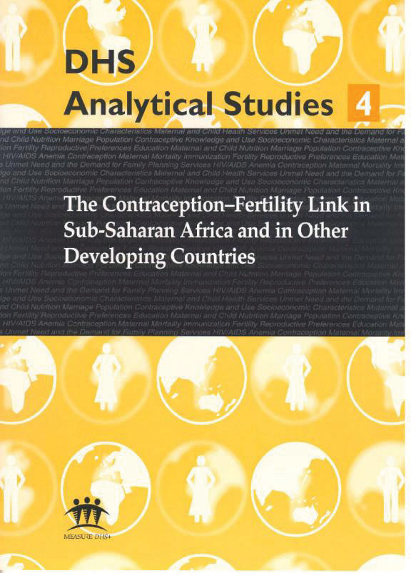 Cover of The Contraception-Fertility Link in Sub-Saharan Africa and in Other Developing Countries (English)