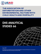 Cover of The Association of Deforestation and Other Environmental Factors with Child Health and Mortality (English)