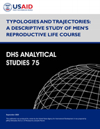 Cover of Typologies and Trajectories: A Descriptive Study of Men's Reproductive Life Course (English)
