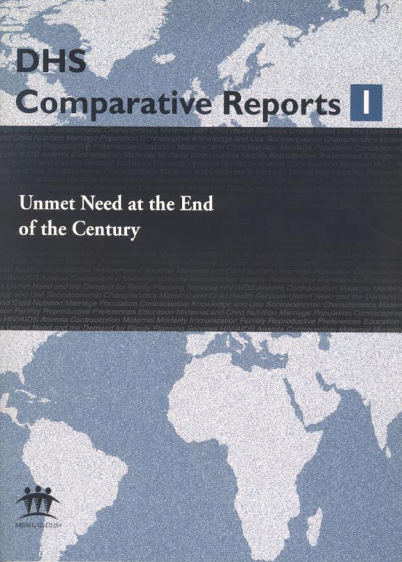 Cover of Unmet Need at the End of the Century (English)