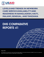 Cover of Levels and Trends in Newborn Care Service Availability and Readiness in Bangladesh, Haiti, Malawi, Senegal, and Tanzania (English)