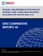 The DHS Program Sexual and Reproductive Health in Early and