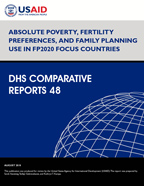 Cover of Absolute Poverty, Fertility Preferences, and Family Planning Use in FP2020 Focus Countries (English)