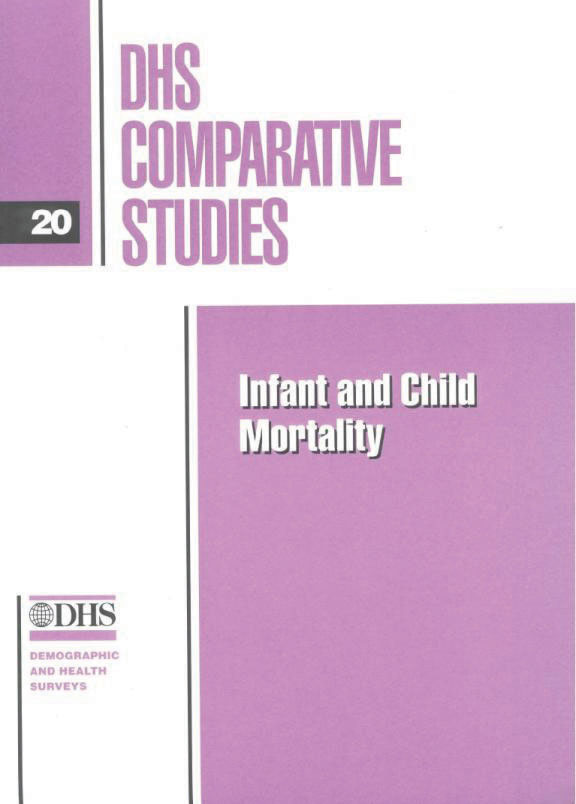 Cover of Infant and Child Mortality, 1996 (English)