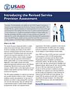 Cover of SPA Revision Overview Brief (English)
