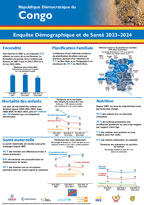 Cover of Congo Democratic Republic DHS 2023-24 - Wall Chart (French)