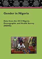 Cover of Nigeria DHS 2013 - Gender in Nigeria booklet (English)