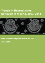 Cover of Trends in Reproductive Behavior in Nigeria, 2003-2013 (English)