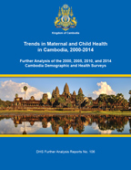Cover of Trends in Maternal and Child Health in Cambodia, 2000-2014 (English)
