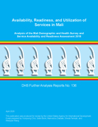 Cover of Availability, Readiness, and Utilization of Services in Mali (English)