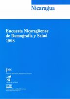 Cover of Nicaragua DHS, 1998 - Final Report (Spanish)