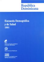Cover of Dominican Republic DHS, 1991 - Final Report (Spanish)