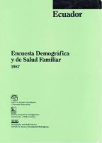 Cover of Ecuador DHS, 1987 - Final Report (Spanish)