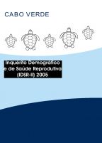 Cover of Cape Verde DHS, 2005 - Final Report (Portuguese)