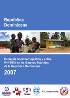 Cover of Dominican Republic Special DHS, 2007 - Final Report - Bateyes (Spanish)