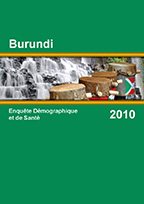 Cover of Burundi DHS, 2010 - Final Report (French)