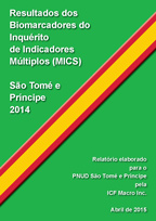 Cover of Sao Tome and Principe MICS, 2014 - Resultados dos Biomarcadores do Inquérito de Indicadores Múltiplos (MICS) São Tomé E Príncipe 2014 (Portuguese)