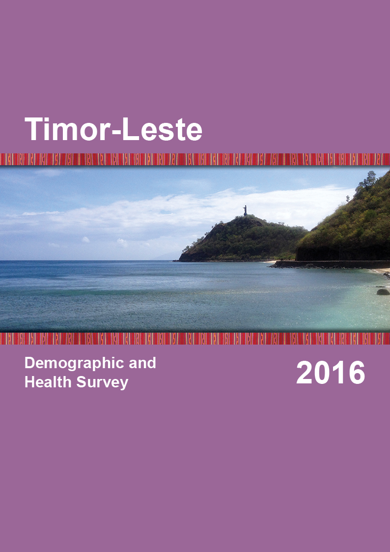 Cover of Timor-Leste DHS, 2016 - Final Report (English)