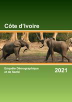 Cover of Cote d'Ivoire DHS, 2021 - Final Report (French)