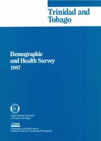 Cover of Trinidad and Tobago DHS, 1987 - Final Report (English)