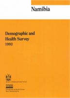 Cover of Namibia DHS, 1992 - Final Report (English)
