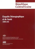 Cover of Central African Republic DHS, 1994-95 - Final Report (French)