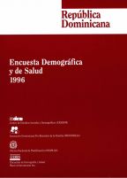 Cover of Dominican Republic DHS, 1996 - Final Report (Spanish)