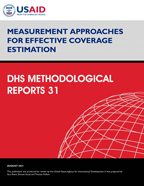 Cover of Measurement Approaches for Effective Coverage Estimation (English)