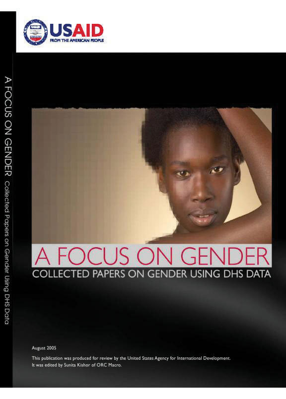 Cover of A Focus on Gender: Collected Papers on Gender Using DHS Data (English)