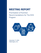 Cover of MEETING REPORT - Prioritization of Nutrition (English)