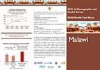 Cover of Malawi 2015-16 DHS - Child Health Fact Sheet (English)