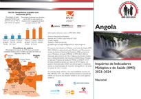 Cover of Angola DHS 2023-24 - Regional Fact Sheets (Portuguese)