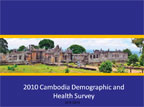 Cover of Cambodia: DHS, 2010 - Survey Presentations (English)