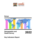 Cover of Kenya Demographic and Health Survey 2022 - Key Indicators Report (English)