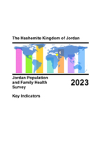 Cover of Jordan Population and Family Health Survey 2023 - Key Indicators Report (English)