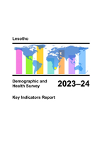 Cover of Lesotho Demographic and Health Survey 2023–24 - Key Indicators Report (English)