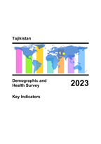 Cover of Tajikistan Demographic and Health Survey 2023 - Key Indicators Report (English, Russian)