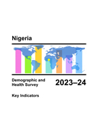 Cover of Nigeria Demographic and Health Survey 2023-24 - Key Indicators Report (English)