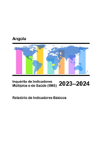 Cover of Angola DHS 2023-24 - Key Indicators Report (Portuguese)