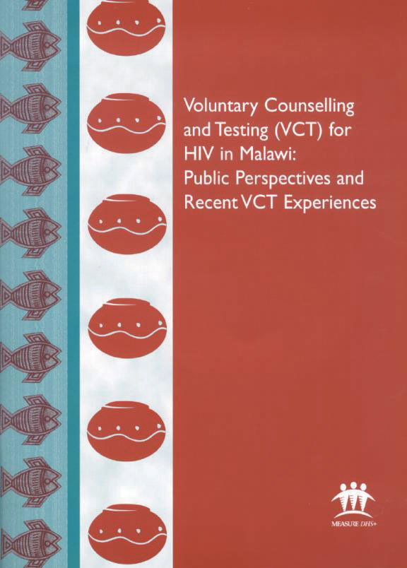 Cover of Voluntary Counselling and Testing (VCT) for HIV in Malawi: Public Perspectives and Recent VCT Experiences (English)